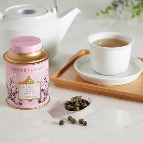 Fortnum & Mason Jasmine Pearls 60g Loose Leaf Empty Tea Storage Tin - Picture 1 of 3